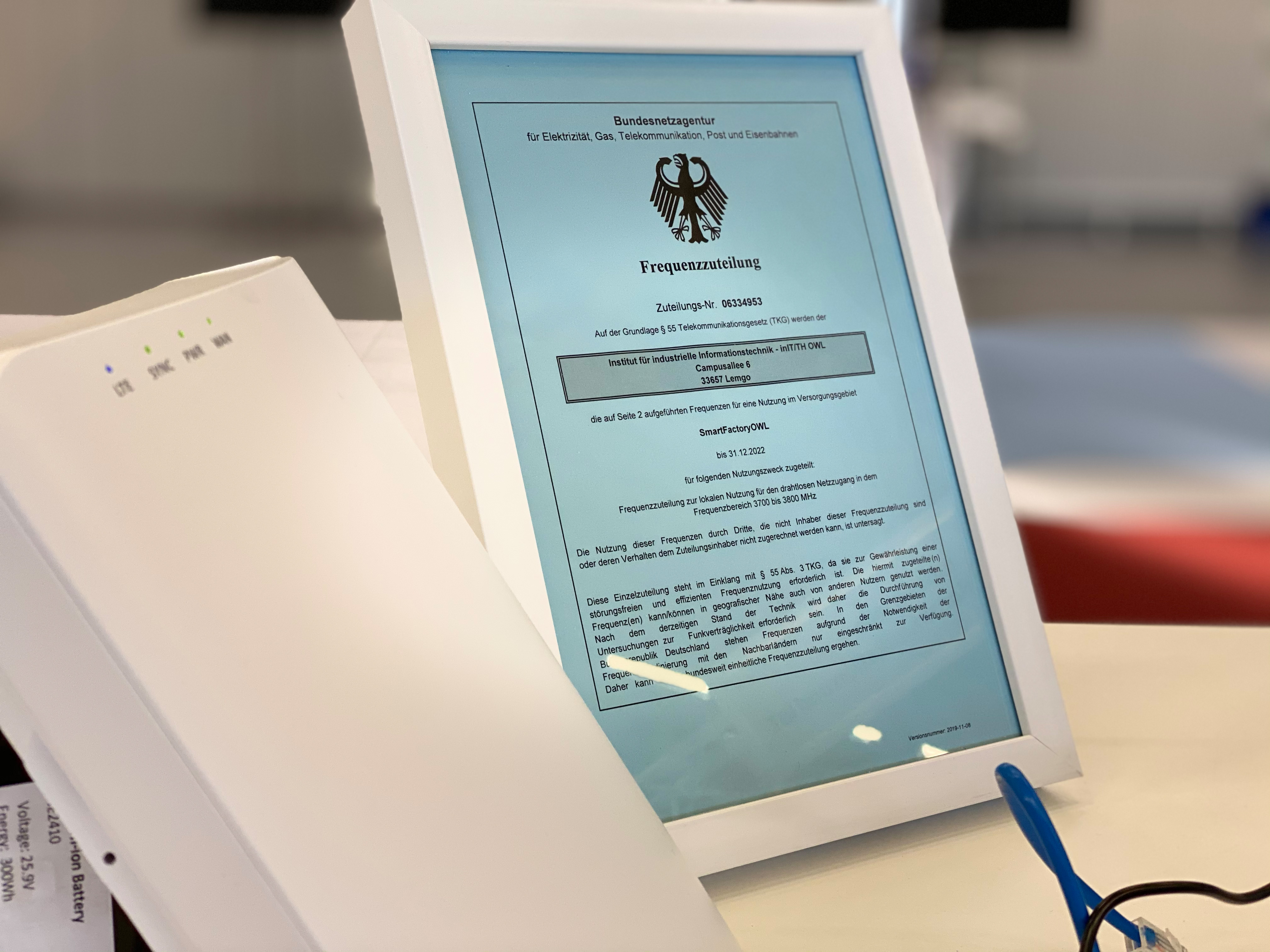 Frequenzzuteilung